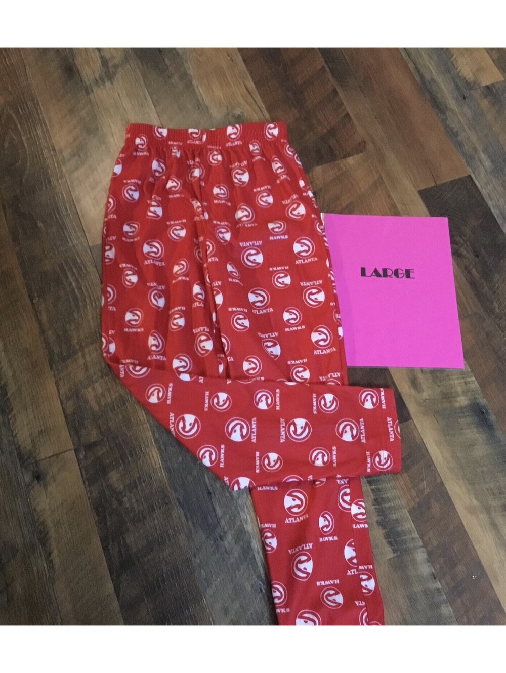Kids Atlanta Hawks PJ Pants Size Large